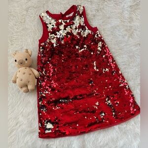H&M Shimmering Red Sequin Dress